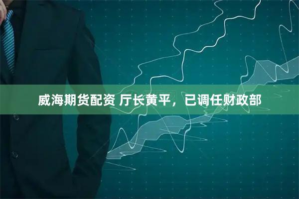 威海期货配资 厅长黄平，已调任财政部